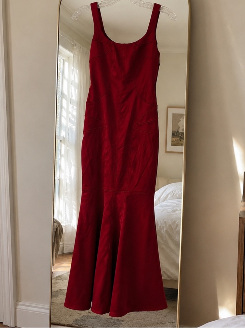 Elegant Red Mermaid Dress